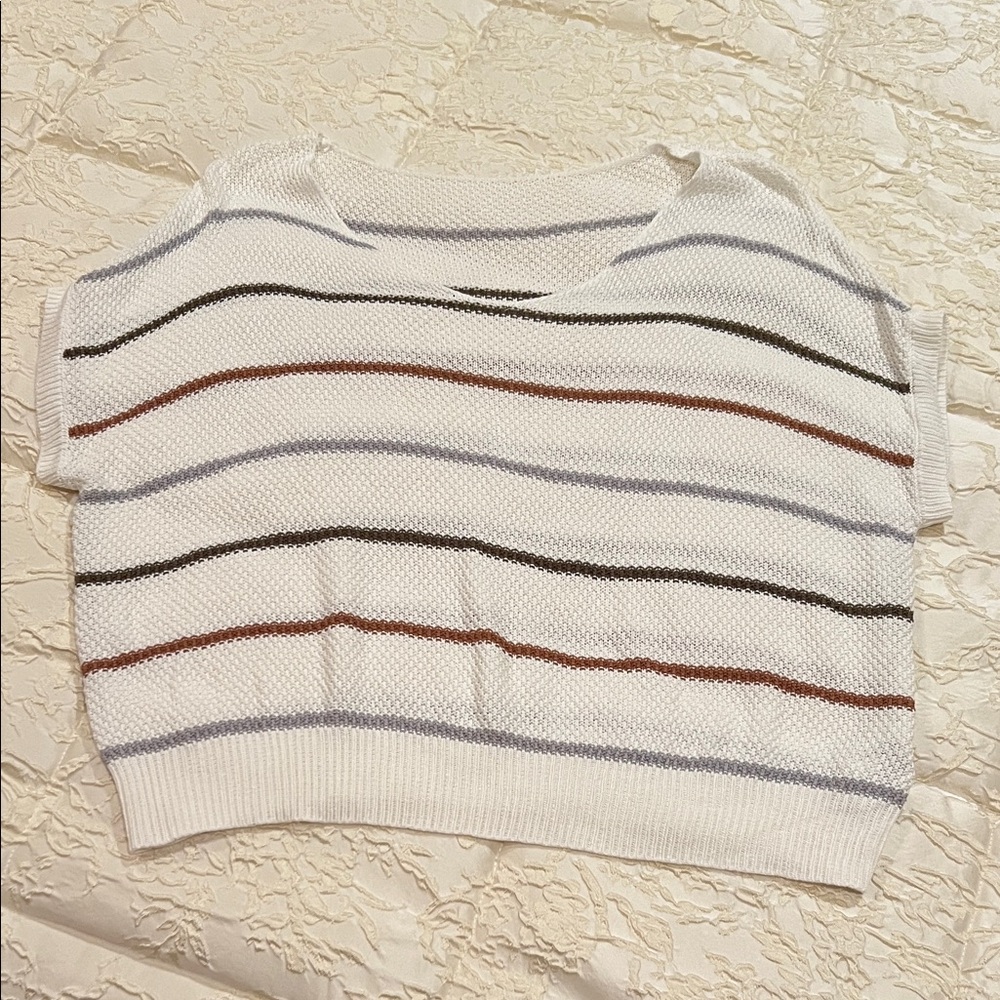 SHEIN Curve Multicolor Knit Sweater